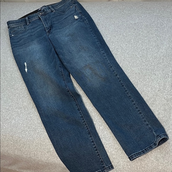 Democracy Straight Jeans Womens 12 Blue - Picture 2 of 10
